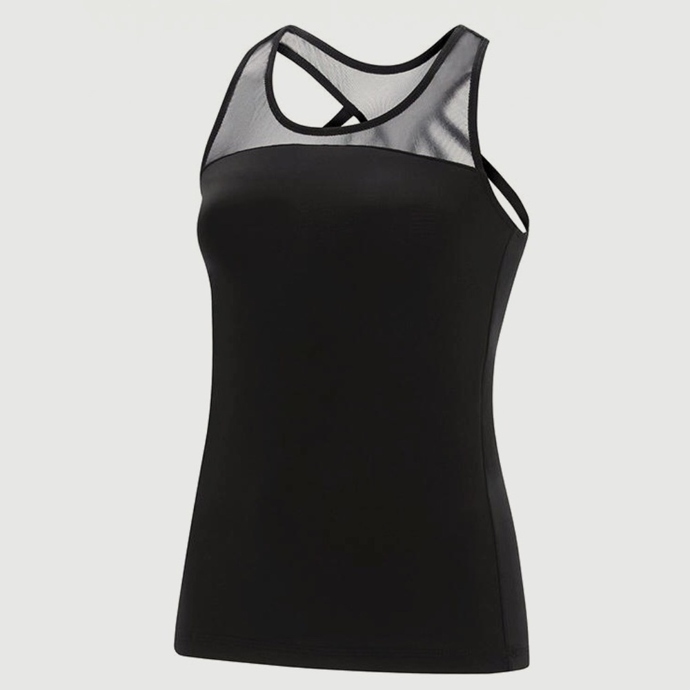 NWOT GK Y-Back Wonder Cheer Long Top Sz AS